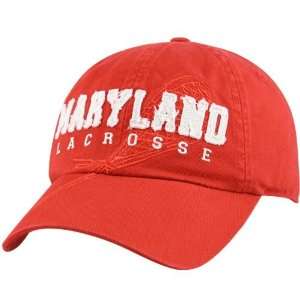  Maryland Terrapins Lacrosse Red Crease Adjustable Hat 