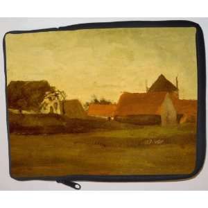  Van Gogh Art Farmhouses Laptop Sleeve   Note Book sleeve 