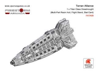 Firestorm Armada   Terran Alliance Titan Class Dreadnought NEW  