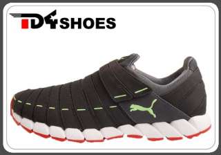Puma OSU NM Black Green Velcro New 2011 Mens Running Shoes 18568504 