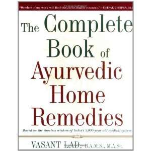   Book of Ayurvedic Home Remedies [Paperback] Vasant Lad Books