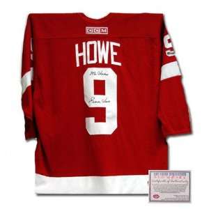  Gordie Howe Detroit Red Wings Autographed Authentic Red 