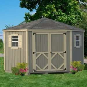  10 x 10 ft. 5 Sided Classic Panelized Garden Shed