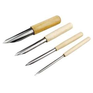  4 Piece Pottery and Sculpting Art Tool Set, Pottery Tool 
