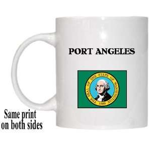    US State Flag   PORT ANGELES, Washington (WA) Mug 