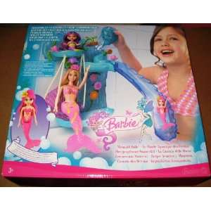  Barbie Mermaid Falls Playset w Mini Mermaid (2008 
