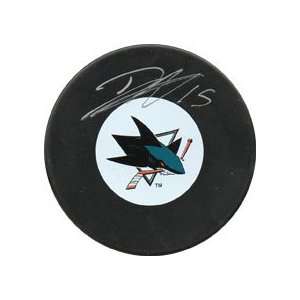  Dany Heatley Signed Puck   Autographed NHL Pucks Sports 