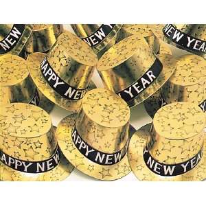  New Years Gold Top Hats