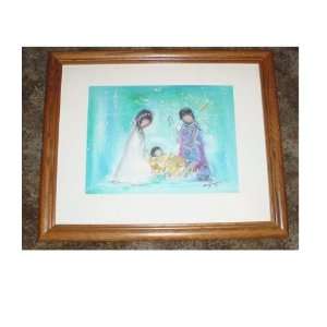  Framed Print The Nativity by De Grazia 