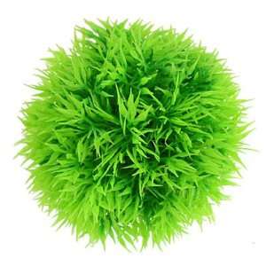   Fish Tank Plastic Green Grass Ball Plant Decoration
