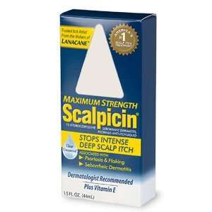  Scalpicin Maximum Strength Scalp Formula 1.5oz Beauty