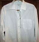 LUCA DALTIERI, TAILOR FIT WHITE DRESS SHIRT, SIZE 16, 