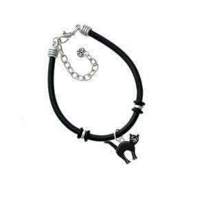  Arching Black Cat Black Charm Bracelet [Jewelry] Jewelry