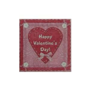  Valentines Day Napkins, Pack Of 18 