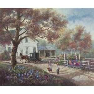    Amish Country Home artist Carl Valente 8x6