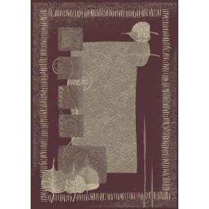   Soft Board Transitional Area Rugs Purper 4x5 ft 3