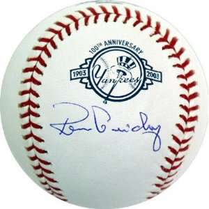  Ron Guidry New York Yankees 100th Anniversary Autographed 