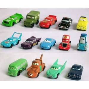 Unique Disney Cars 14 Piece Set of Mini Micro 1 Cars Including Sally 