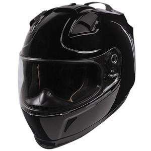  Icon Domain Solid Gloss Helmet   Medium/Black Automotive