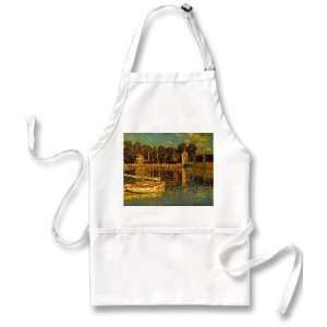  Bridge at Argenteuil By Claude Monet Apron Everything 