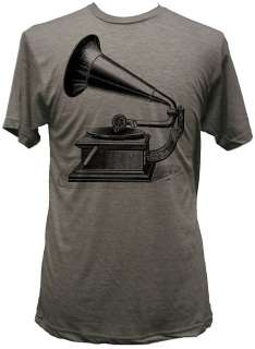 Mens Annex Phonograph Steampunk Tee Colonial Victorian T Shirt Top 