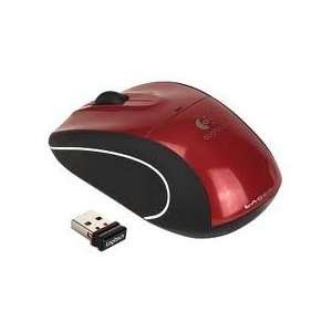  Logitech V450 NANO Cordless Laser Mouse   RUBY RED 