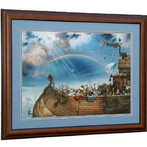   THE PROMISE Hand Signed by the Artist MATTED & FRAMED Noahs Ark Art