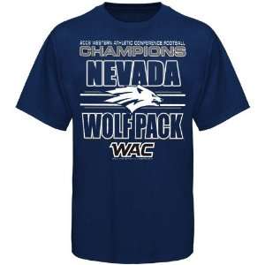  Nevada Wolfpack Navy Blue WAC Football Conference 