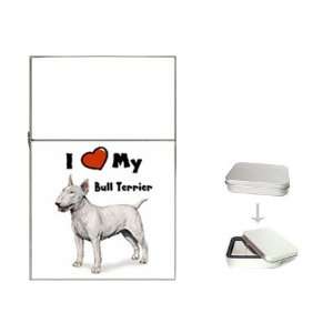  I Love My Bull Terrier Flip Top Lighter Health & Personal 
