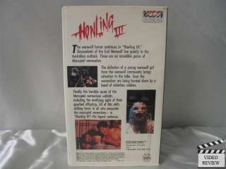 Howling 3 VHS Barry Otto, Max Fairchild  