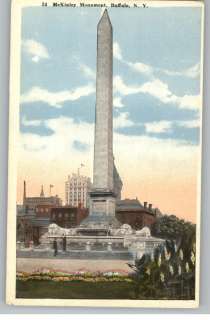 Old Postcard  McKinley Monument  Buffalo,New York  NY  