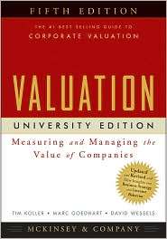 Valuation Measuring and Managing the Value of Companies, University 