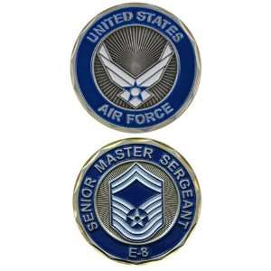  Military US Armed Forces Air Force E 8 Senior Master Sergeant Rank 