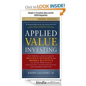 Applied Value Investing, Chapter 3 Franchise Value and the GEICO 