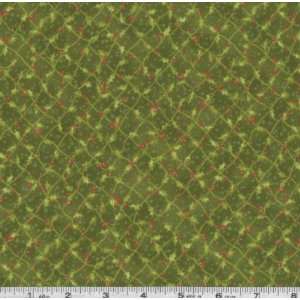  45 Wide I Believe In Santa Diamond Holly Loden Fabric By 