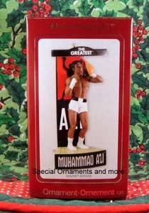 American Greetings   CARLTON Muhammad Ali Ornament  