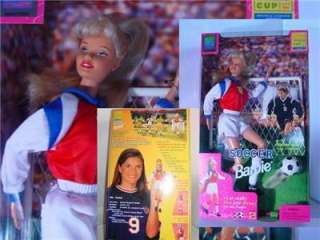 Soccer Barbie Womens World Cup Mia Hamm 1998