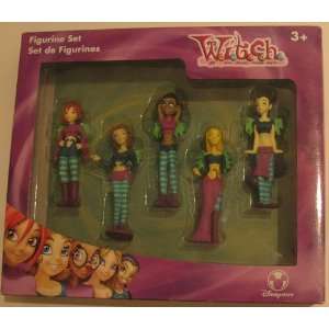  Disney W.I.T.C.H. Witch Figurine Set 5 Pack Everything 
