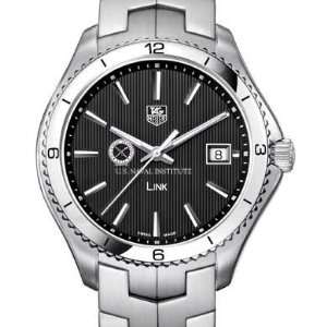  USNI TAG Heuer Mens Link Watch with Black Dial Sports 