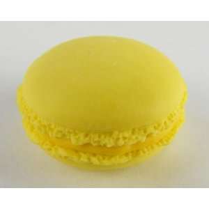  Macaroons Japanese Pastry Erasers. 2 Pack. Yellow Toys 