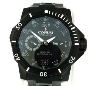 Corum Admirals Cup Deep Hull 48 Day / Date 48mm Titanium PVD LIMITED 