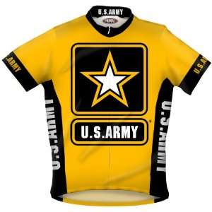 Primal Wear Mens US Army Military Short Sleeve Cycling Jersey 