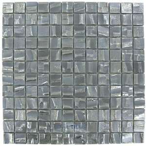  Moon collection 1 x 1 recycled glass tile on 12 3/8 x 