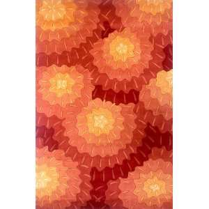 Momeni New Wave 69 Orange Contemporary Wool Rug   NW 69ORA   96 x 13 