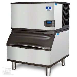   170 300 Lb Half Size Cube Ice Machine w/ Storage Bin   Indigo Series