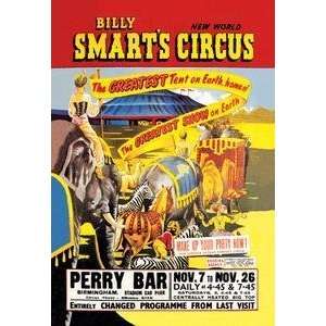  Vintage Art Billy Smarts New World Circus   00434 7
