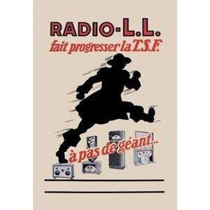 Vintage Art Radio   L.L. Running Man   02096 2