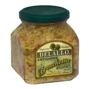 Delallo, Bruschetta Artichoke, 10 Ounce (6 Pack)  Grocery 