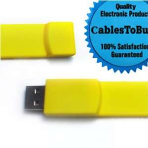  ™ 2G Yellow USB Silicone Bracelet / USB Wristband Electronics