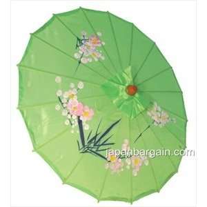 Japanese Chinese Umbrella Parasol 32in Green 156 6